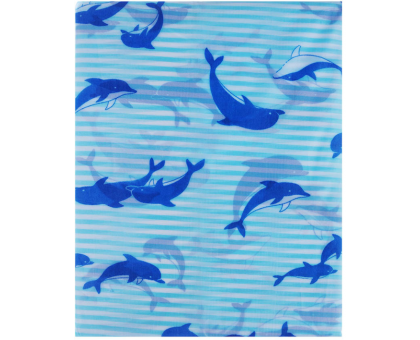 Штора для ванной Голубой дельфин 180х180 YА01 VETTA