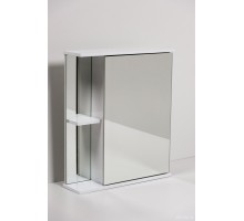 Зеркало шкаф для ванной Аква-50 Белый справа