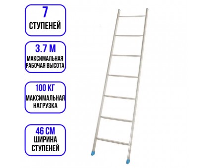 Лестница приставная 7 ступеней длина 1,7м Л7