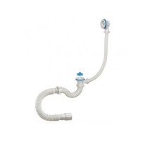 Сифон для ванны с переливом+гофра акватер V155