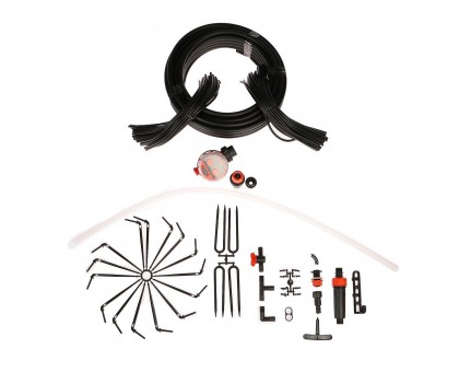 Система капельного полива от ёмкости на 60 растений,с таймером и регулируемыми капельницами 7566-00