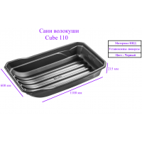 Сани рыбацкие CUBE 110 (1100 х 600 х 215) с люверсами / волокуши для зимней рыбалки