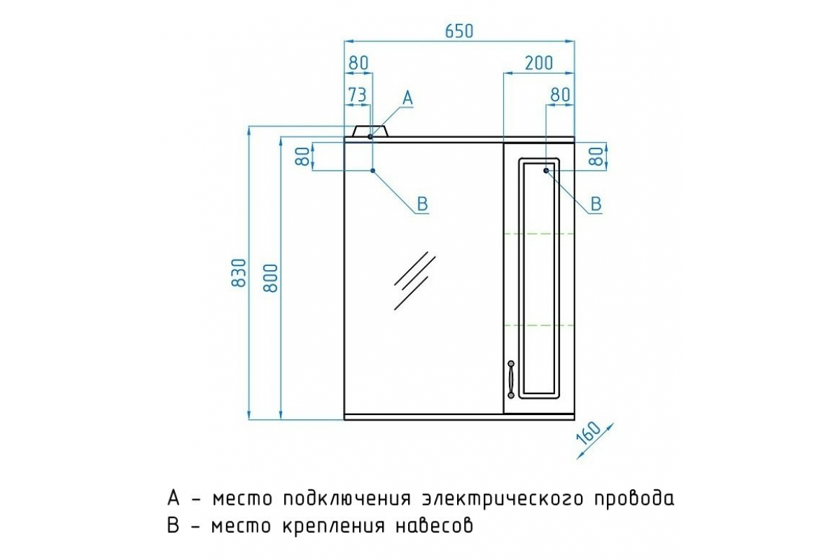 Схема подключения шкафа в ванной с подсветкой